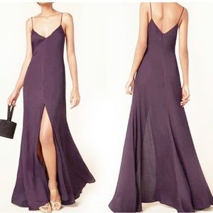 Reformation Luma dress -BlackBerry size L - worn once